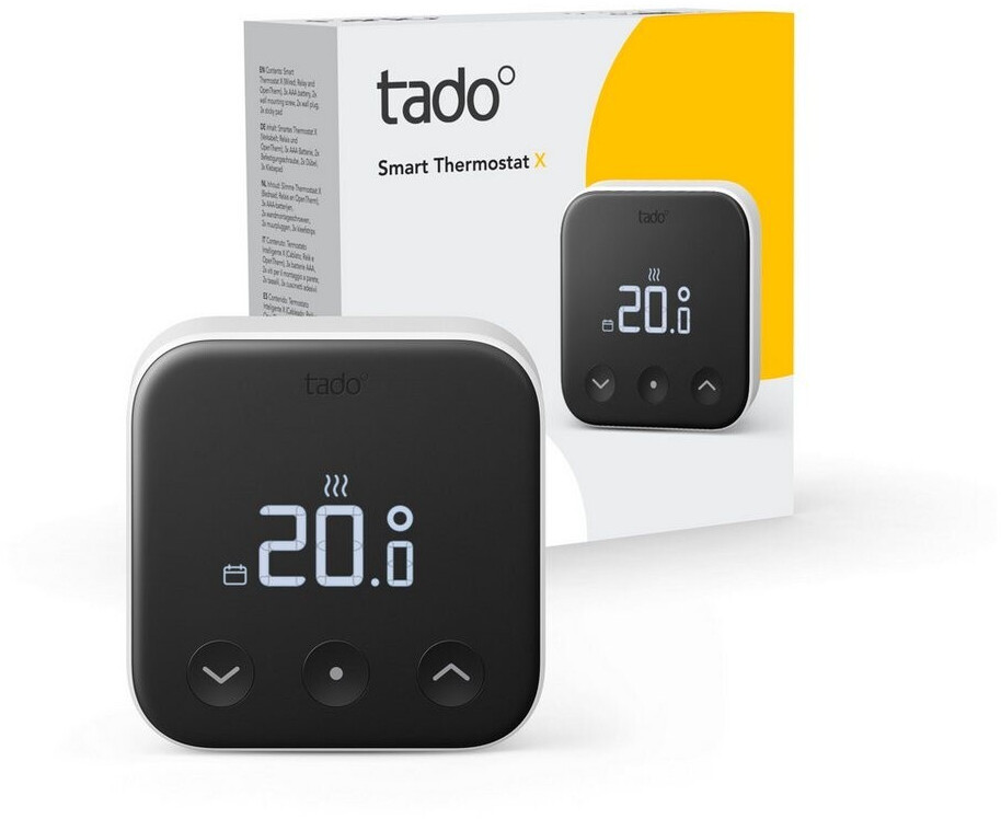tado   Verkabeltes Smartes Thermostat X fuer Fussbodenheizungen und Gasthermen Wandthermostate Heizungssteuerung
