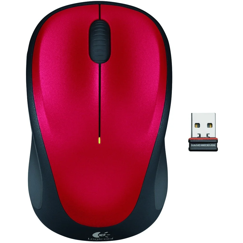 Logitech M235 wireless red Tastaturen & Maeuse