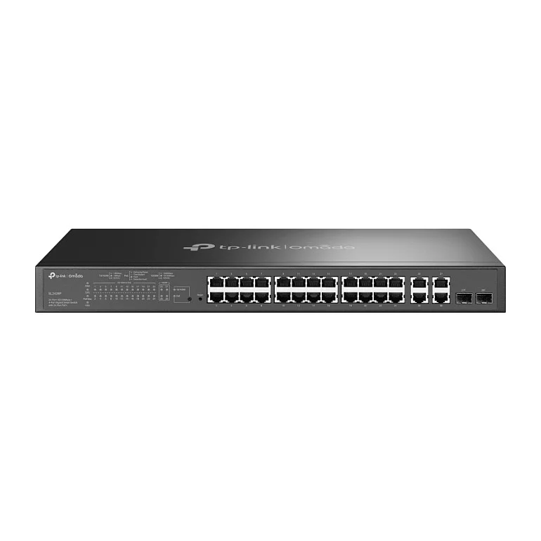 TP Link Omada 24 Port 10 100Mbps   4 Port Gigabit Smart Switch with 24 Port PoE  Switches