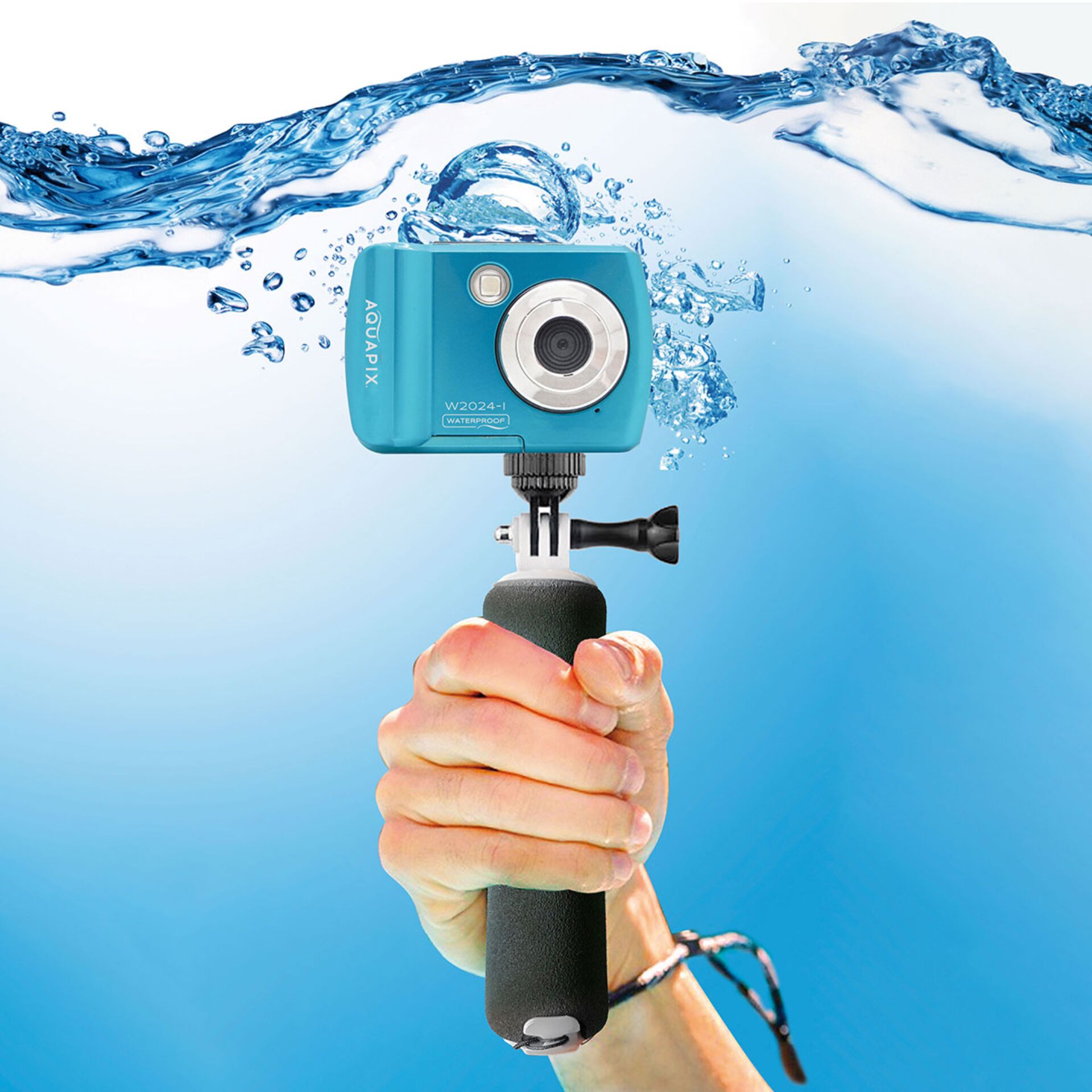 Easypix Aquapix Floating Grip schwarz weiss Kamera & Foto