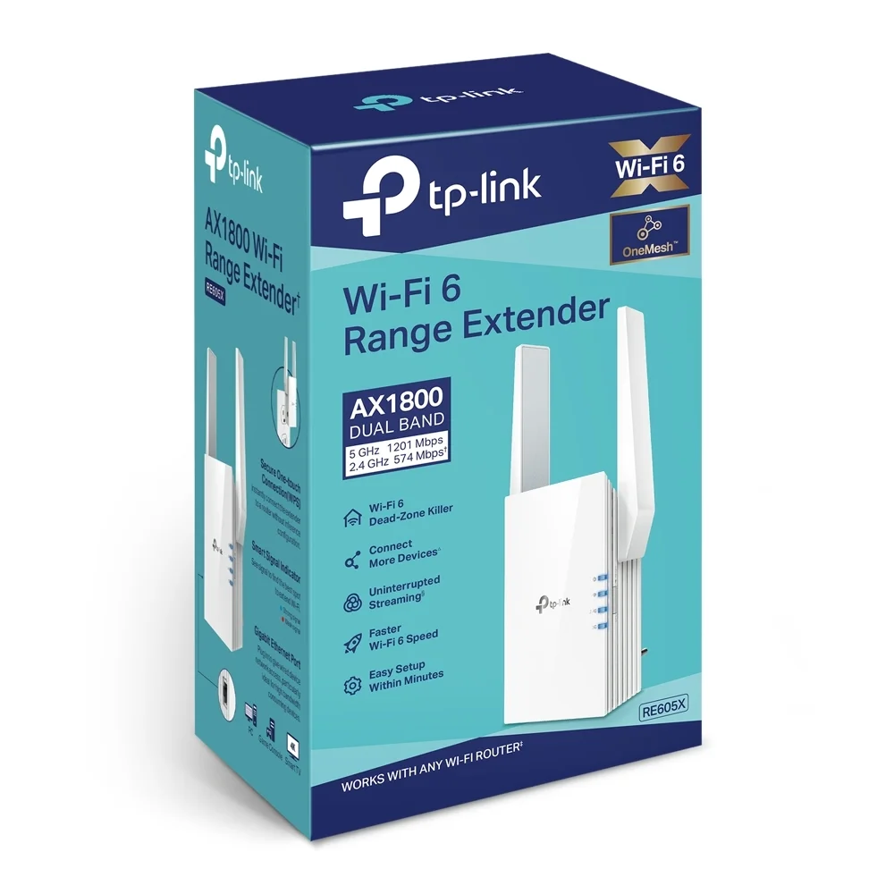 TP Link AX1800 Dualband WLAN Repeater Repeater Netzwerk
