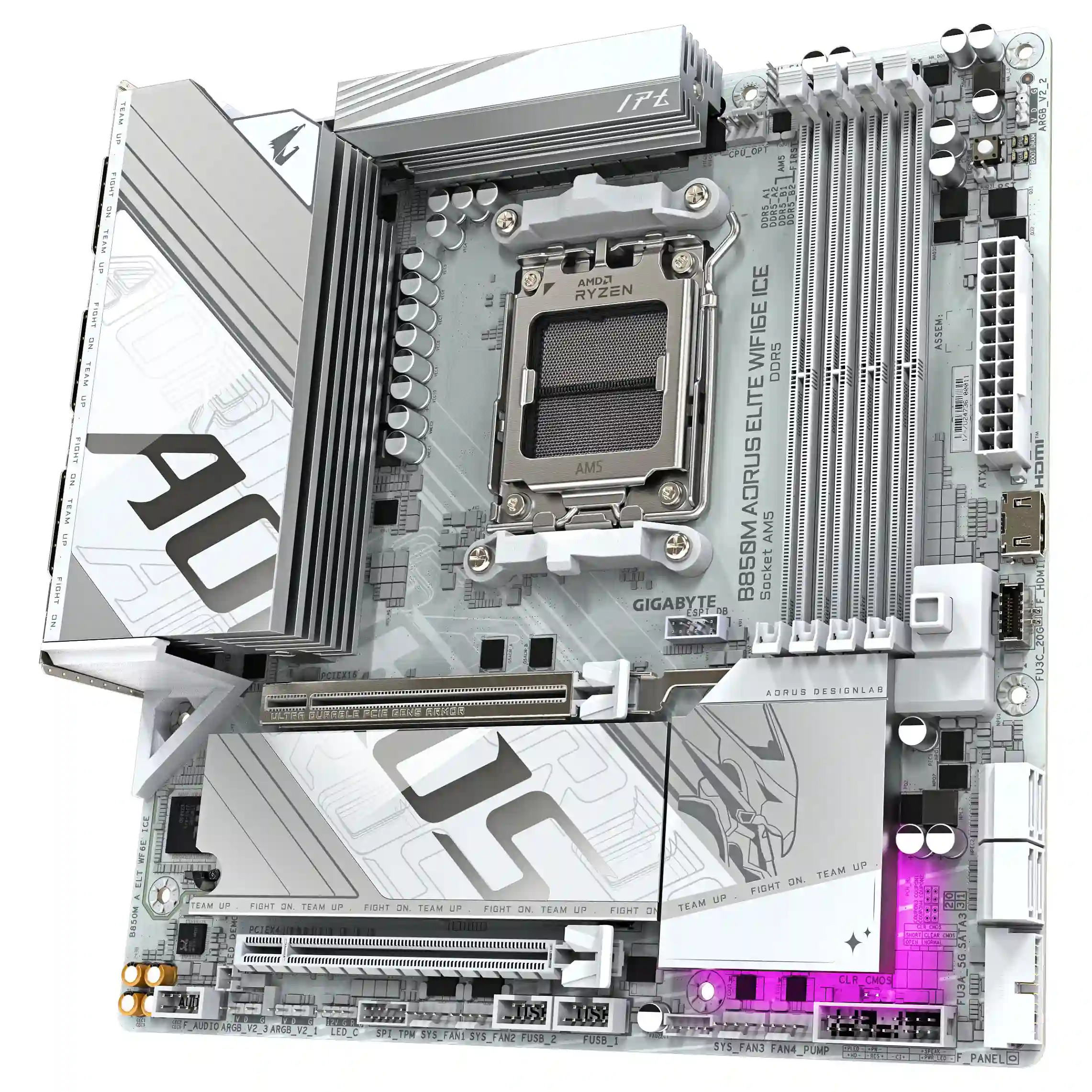 Gigabyte AM5 B850M AORUS ELITE WF6E ICE PC-Zubehoer