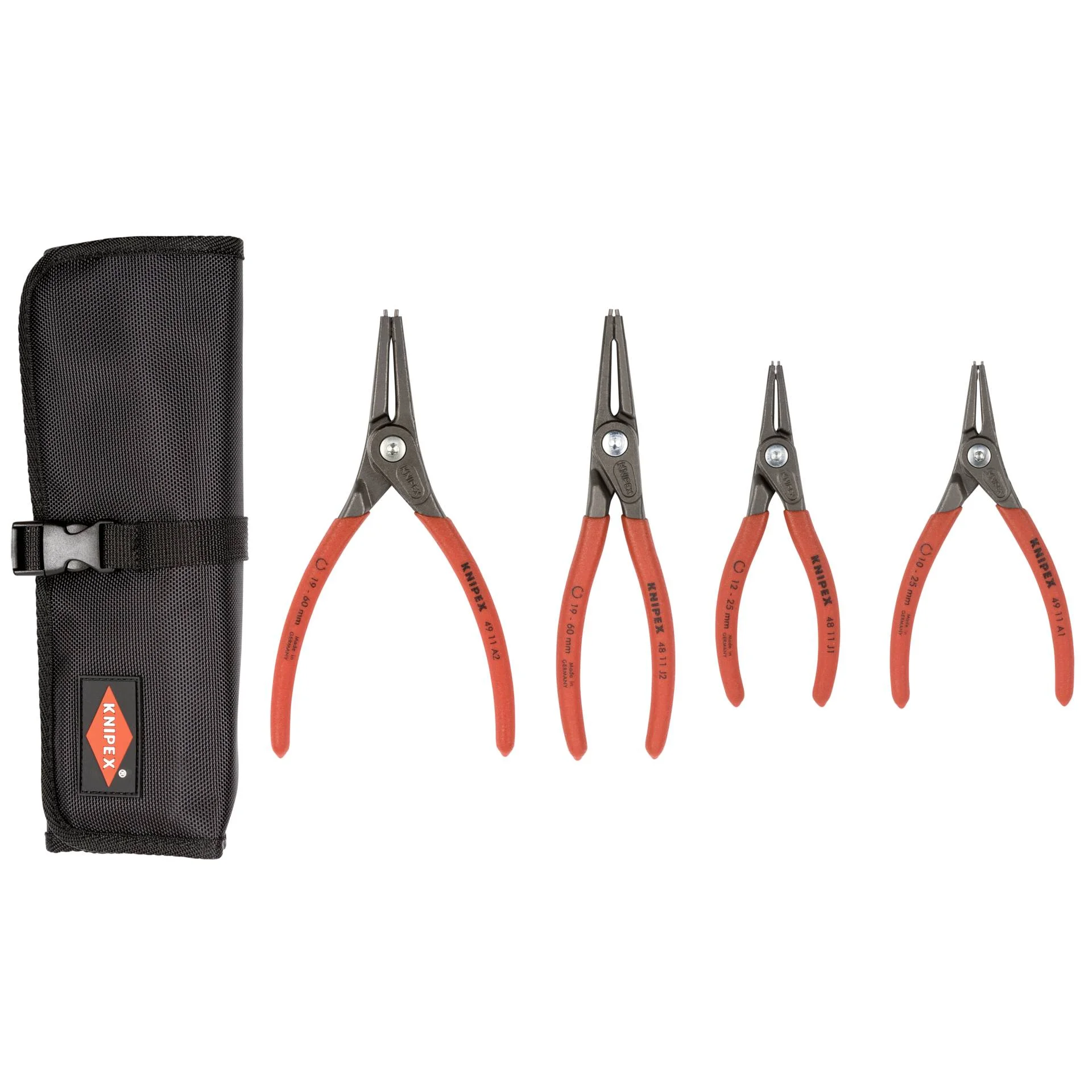 KNIPEX Werkzeugtasche 4teilig bestueckt Schraubendreher & Zangen