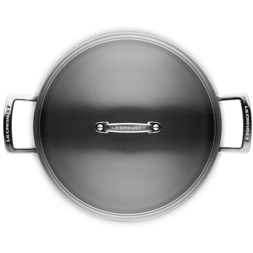 Le Creuset Toughened Non Stick NonStick Sauteuse with Glass Lid 28cm  51113280010500  Kuechenkleingeraete