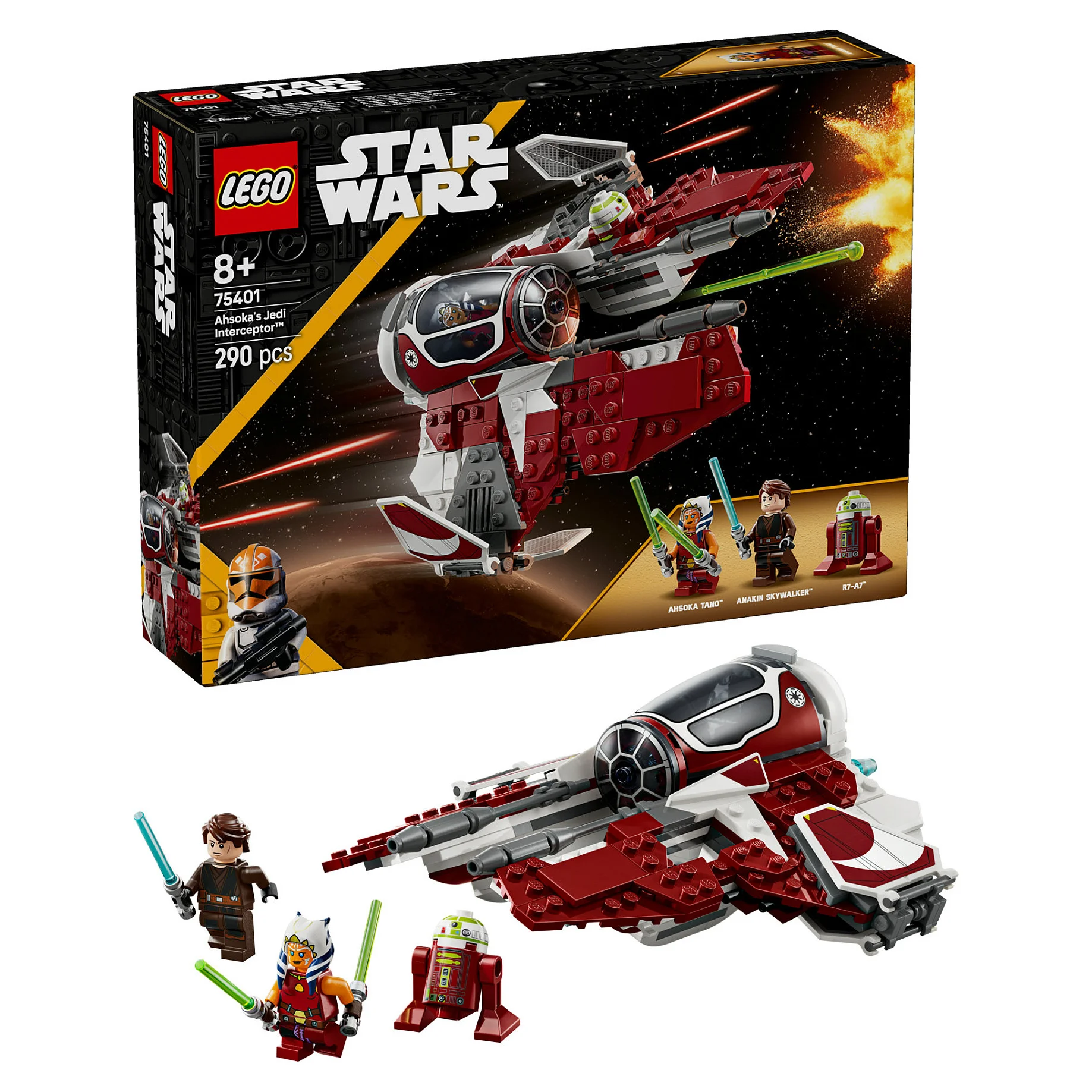 LEGO Star Wars Ahsokas Jedi Interceptor 75401 Spielwaren