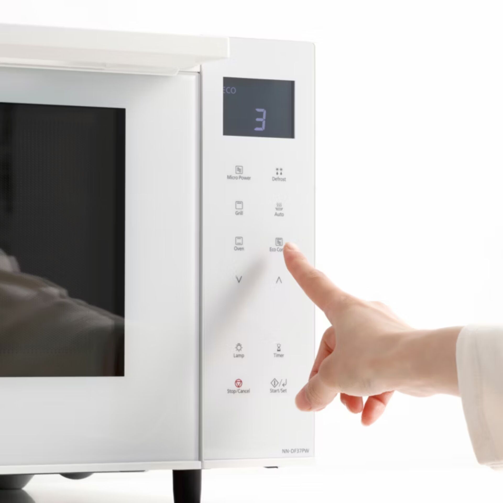 Panasonic NN DF 37 PWEPG Backoefen & Mikrowellen