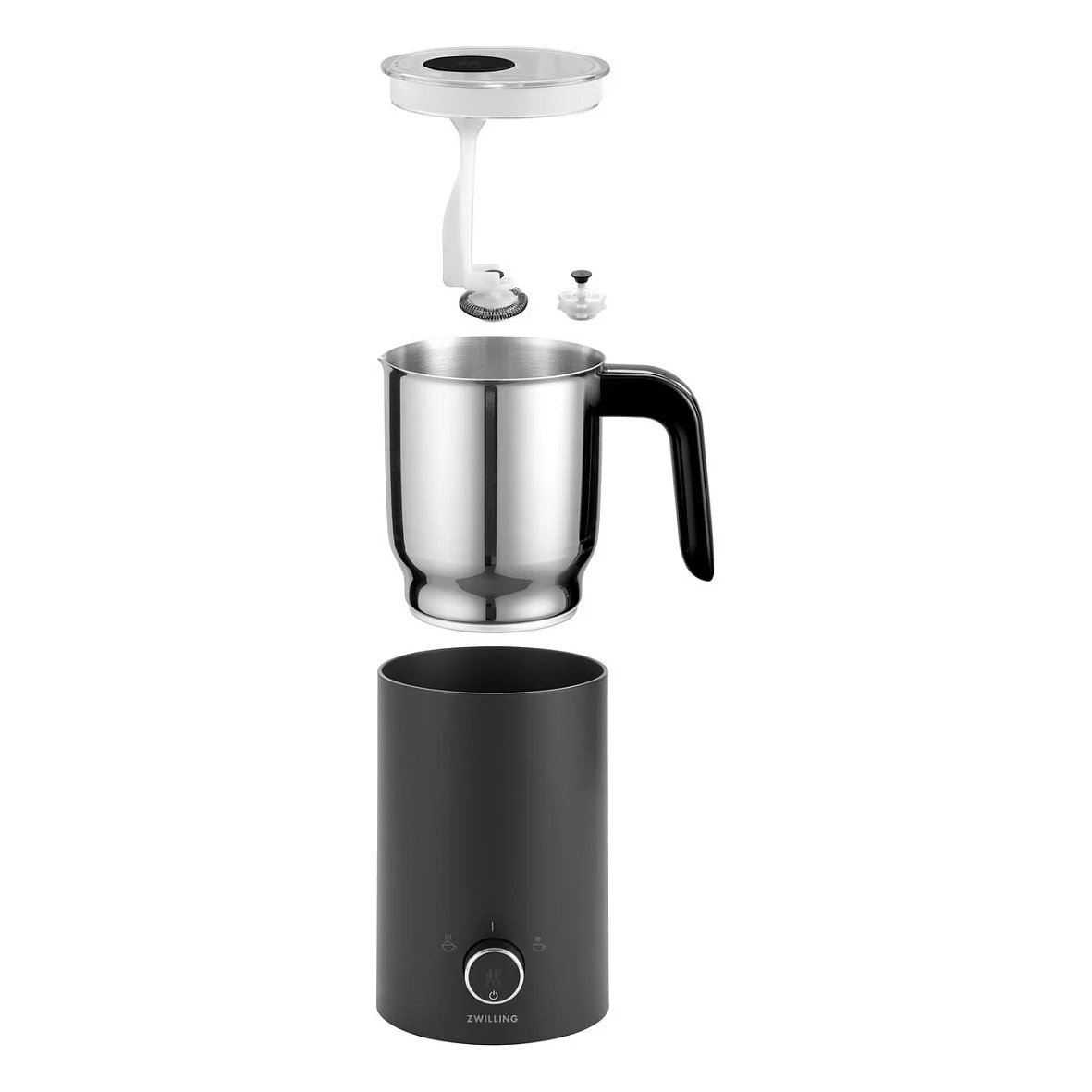 ZWILLING Milchschaeumer 400 ml schwarz ENFINIGY Zubehoer Kaffeemaschinen