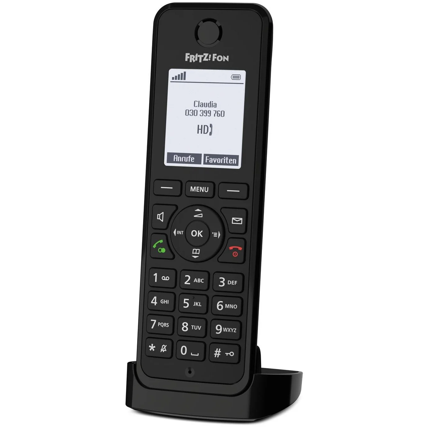 Fon M3 DECT Telefon Anrufer Identifikation Schwarz