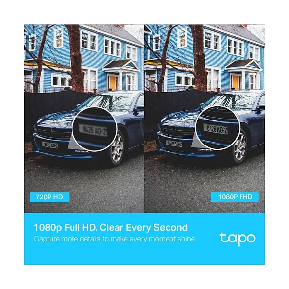 TP Link Tapo TC40 Dome IP Sicherheitskamera Innen   Aussen 1920 x 1080 Pixel Decke Wand Stange Ueberwachungskameras