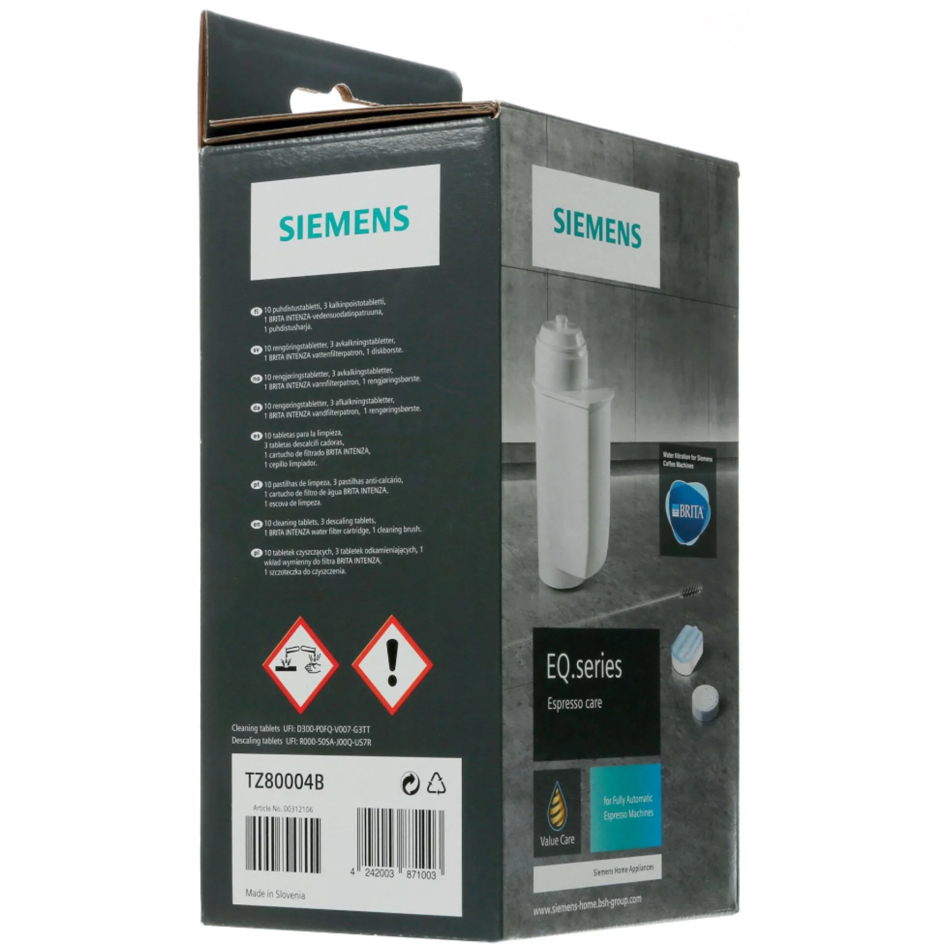 Siemens TZ 80004 A Pflegeset Zubehoer Kaffeemaschinen