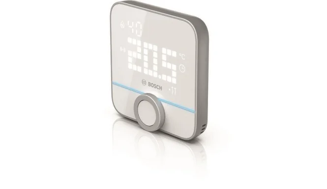 Bosch Smart Home Raumthermostat II 230V   Digitales Heizthermostat   WLAN kompatibel Wandthermostate