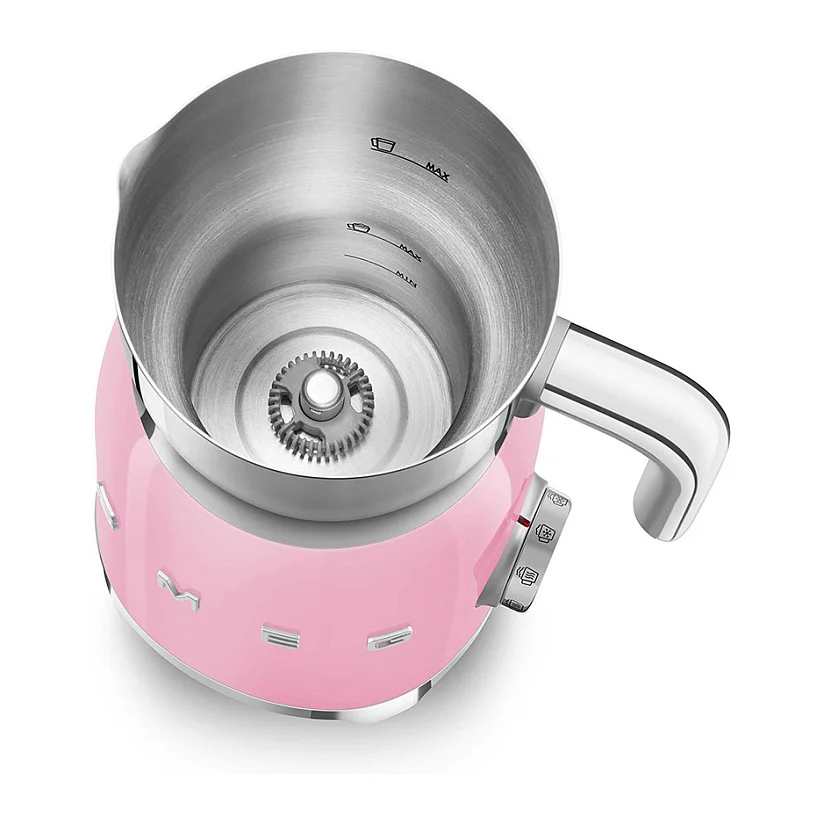 SMEG milchaufschaeumer 50 s style pink Kuechenkleingeraete