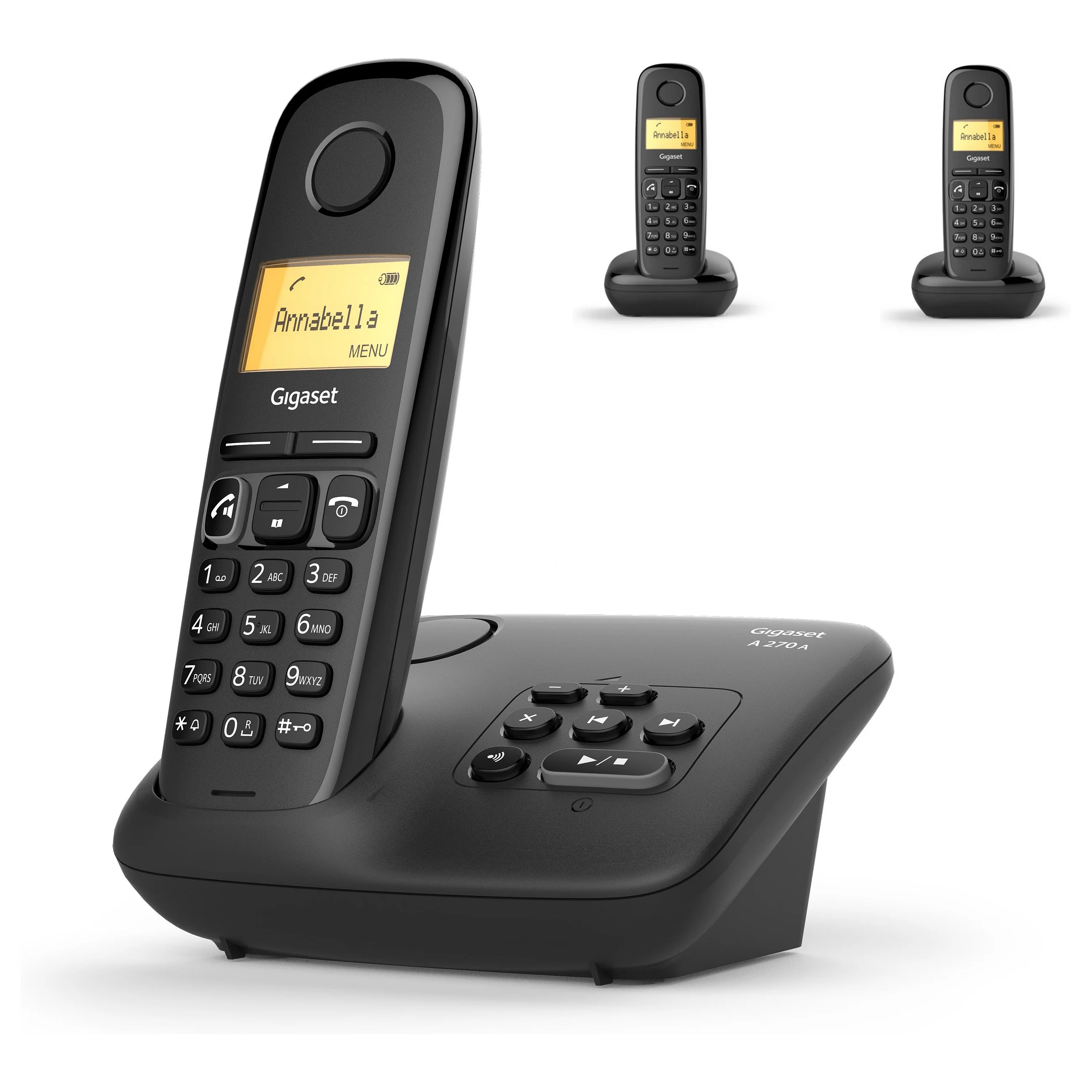 Gigaset A270 A Trio schwarz Telefon
