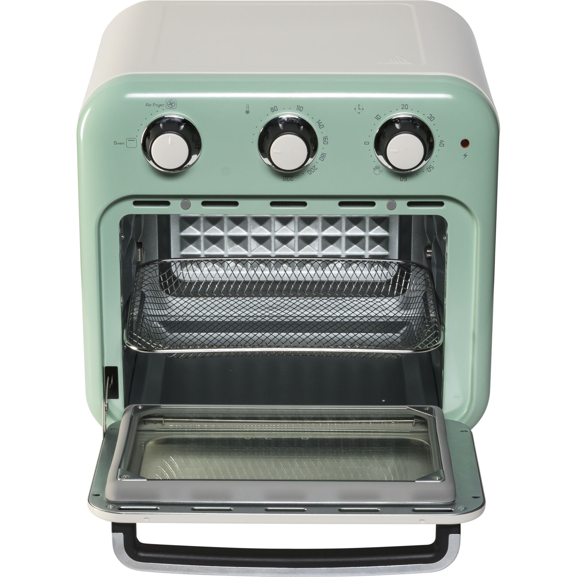 Ariete Vintage Air Fryer Mini  Ofen gruen Fritteusen
