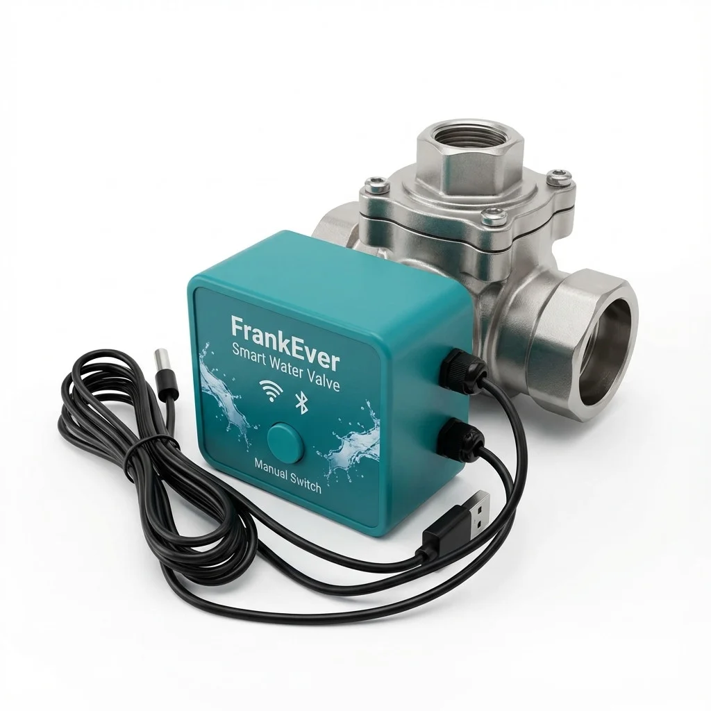 Shelly Plug   Play PbS FrankEver Smart Water Valve DN25 Wasserventil WLAN BT Smart Home Zubehoer