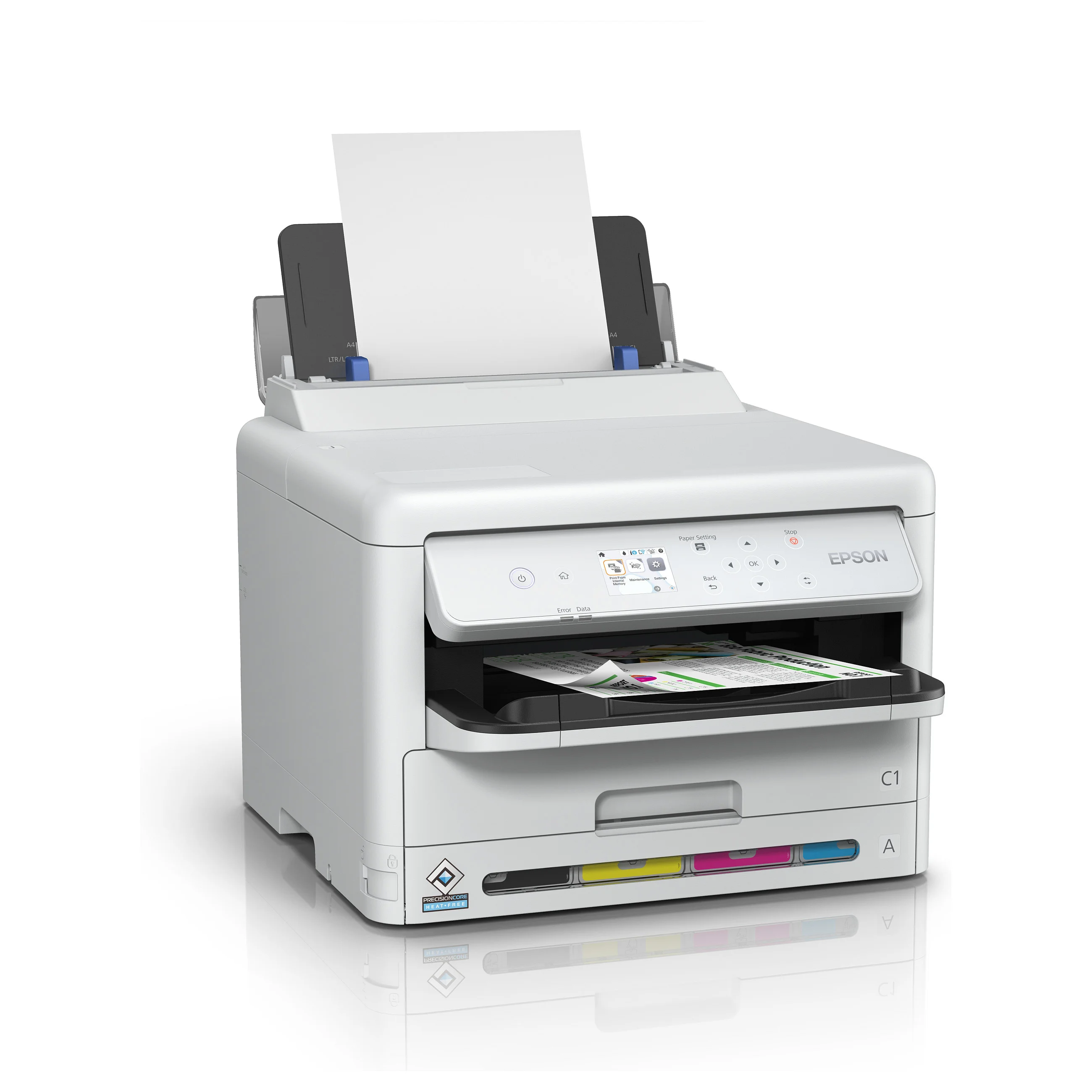 Epson T WorkForce Pro WF C5390DW Tintenstrahldrucker A4 LAN WLAN WiFi Direct Duplex Drucker & Scanner
