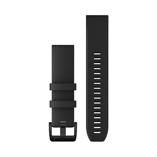 Garmin Ersatzarmband QuickFit 22mm   Silikon Schwarz Schwarz Smartwatches & Fitnesstracker