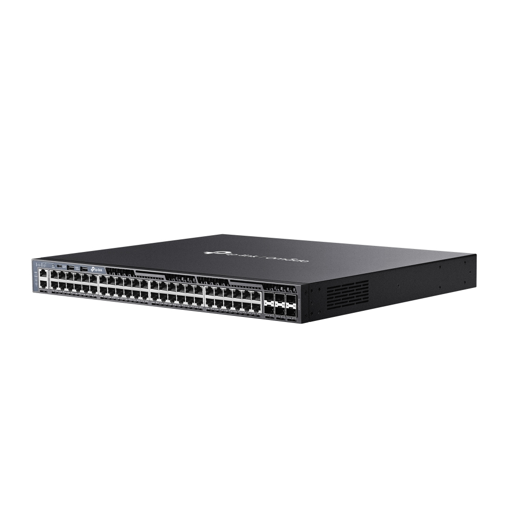 TP Link Omada SG6654X Netzwerk Switch Managed L3 Gigabit Ethernet  10 100 1000  1U Schwarz Switches Netzwerk