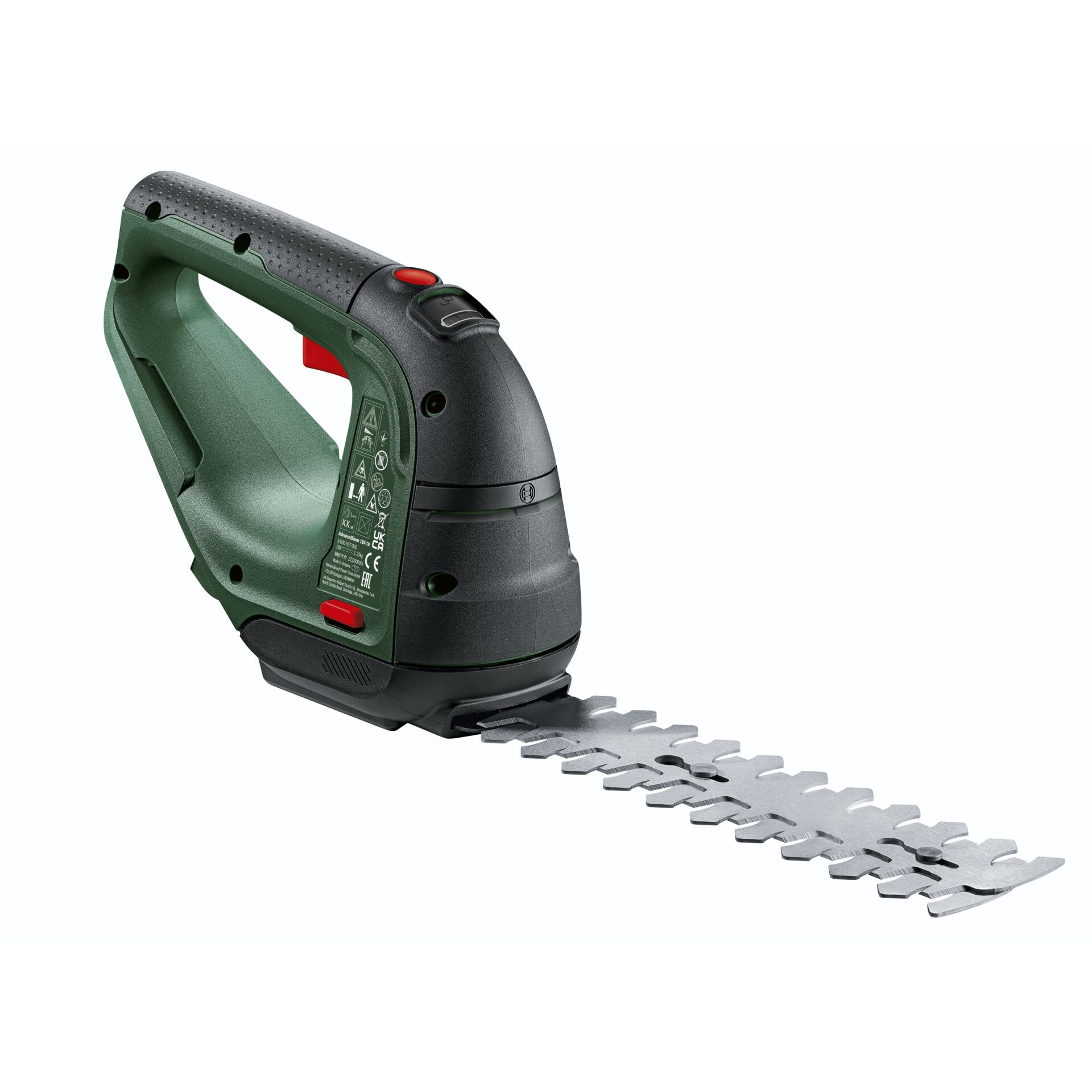 Bosch AdvancedShear 18V 10 Akku Grasschere 10 cm Lithium Ion  Li Ion  Schwarz  Gruen Gartenmaschinen