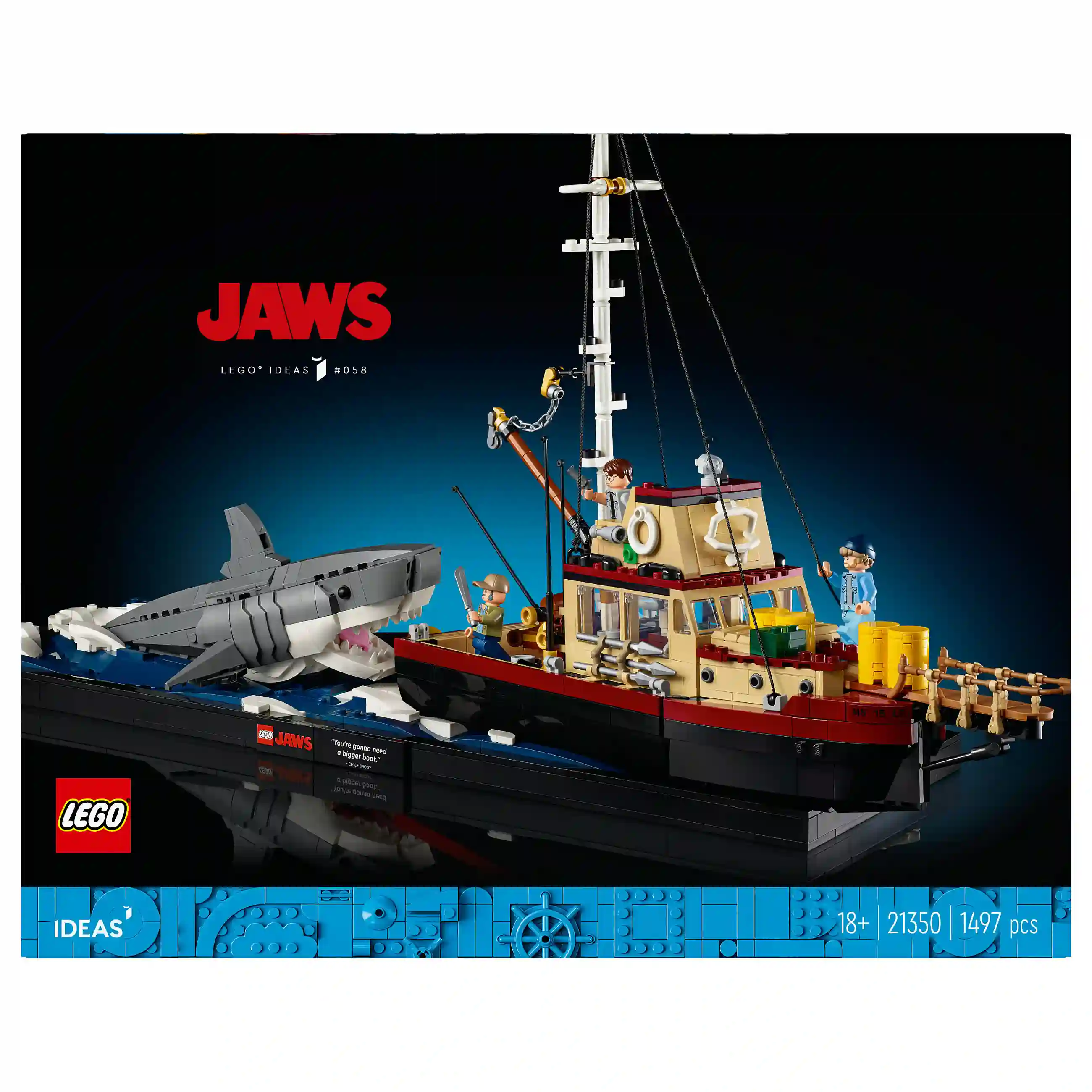 LEGO 21350 Ideas Der weie Hai Spielwaren
