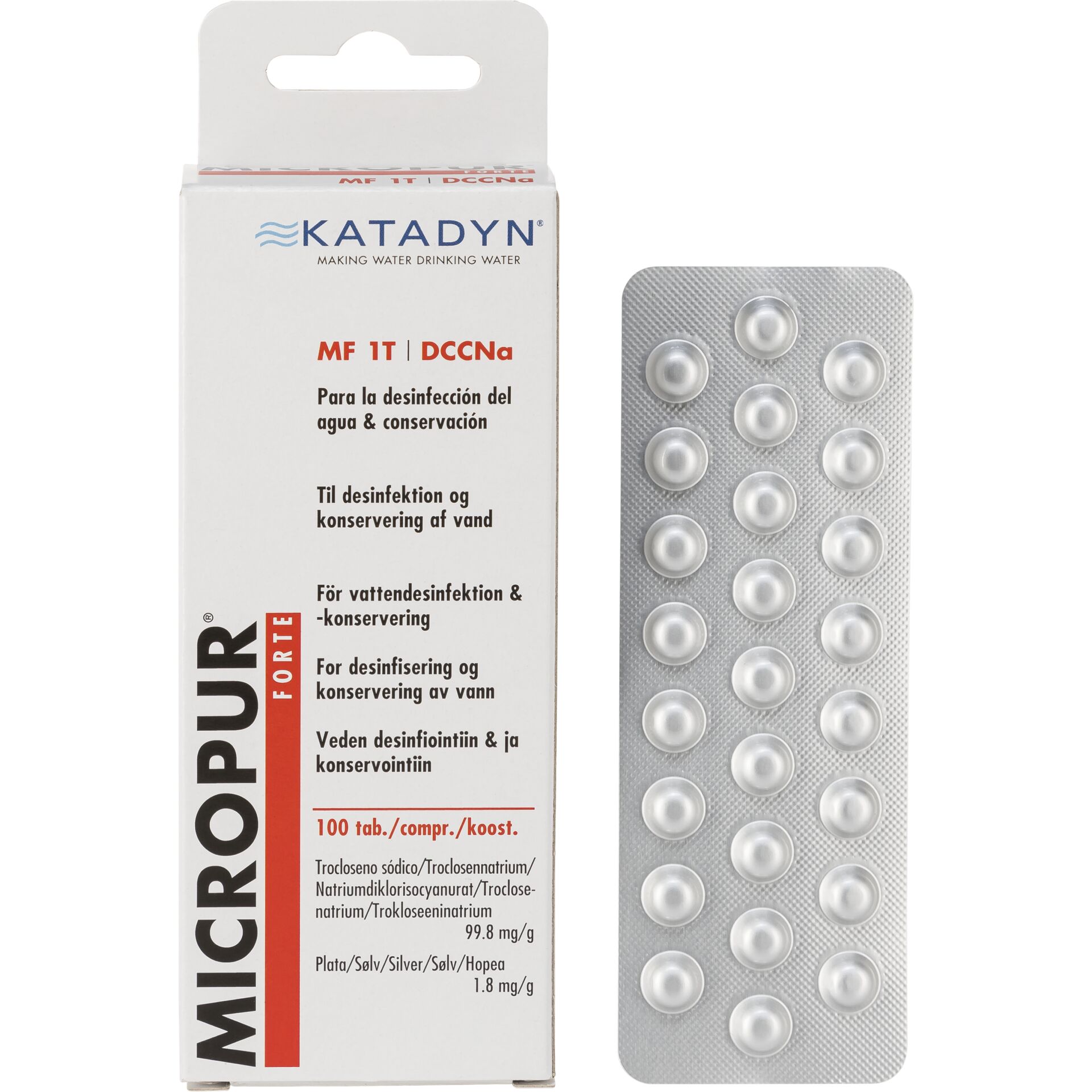 Katadyn Micropur Forte MF 1T 100 Stk  Camping