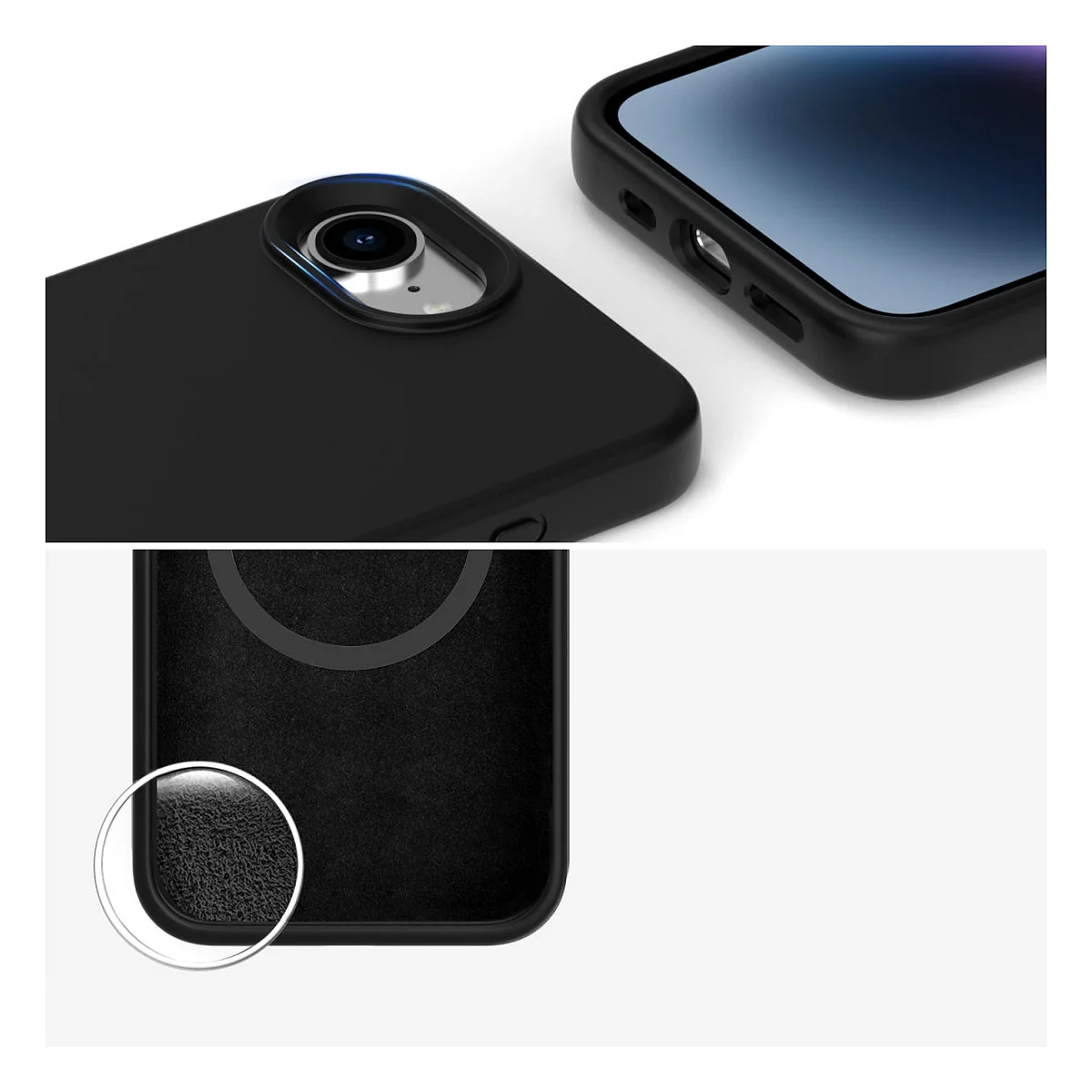 4SMARTS Silikon Case Cupertino fr Apple iPhone 16e Notebook & Tablet Zubehoer