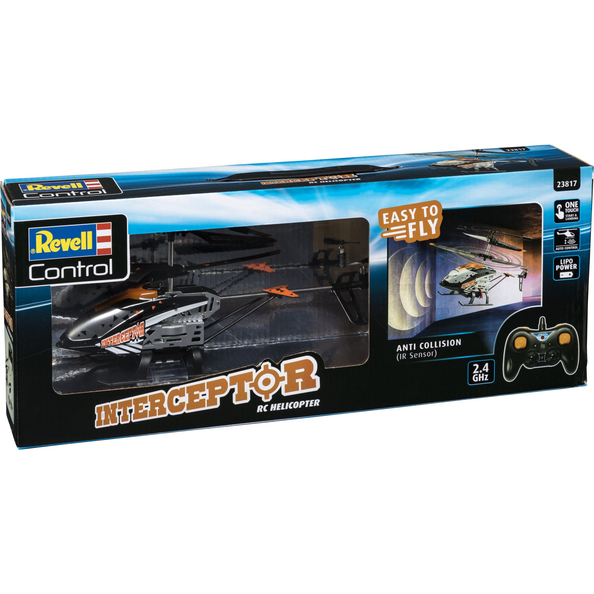 Revell RC Helikopter Interceptor Anti Collision Elektronikspielzeug