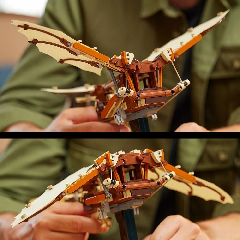 LEGO ICONS 10363   Leonardo da Vincis Fluggeraet Spielwaren