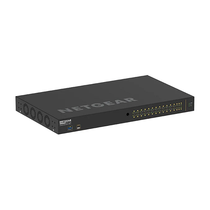 NETGEAR GSM4230P Managed L2 L3 Gigabit Ethernet  10 100 1000  Power over Ethernet  PoE  1U Schwarz Switches
