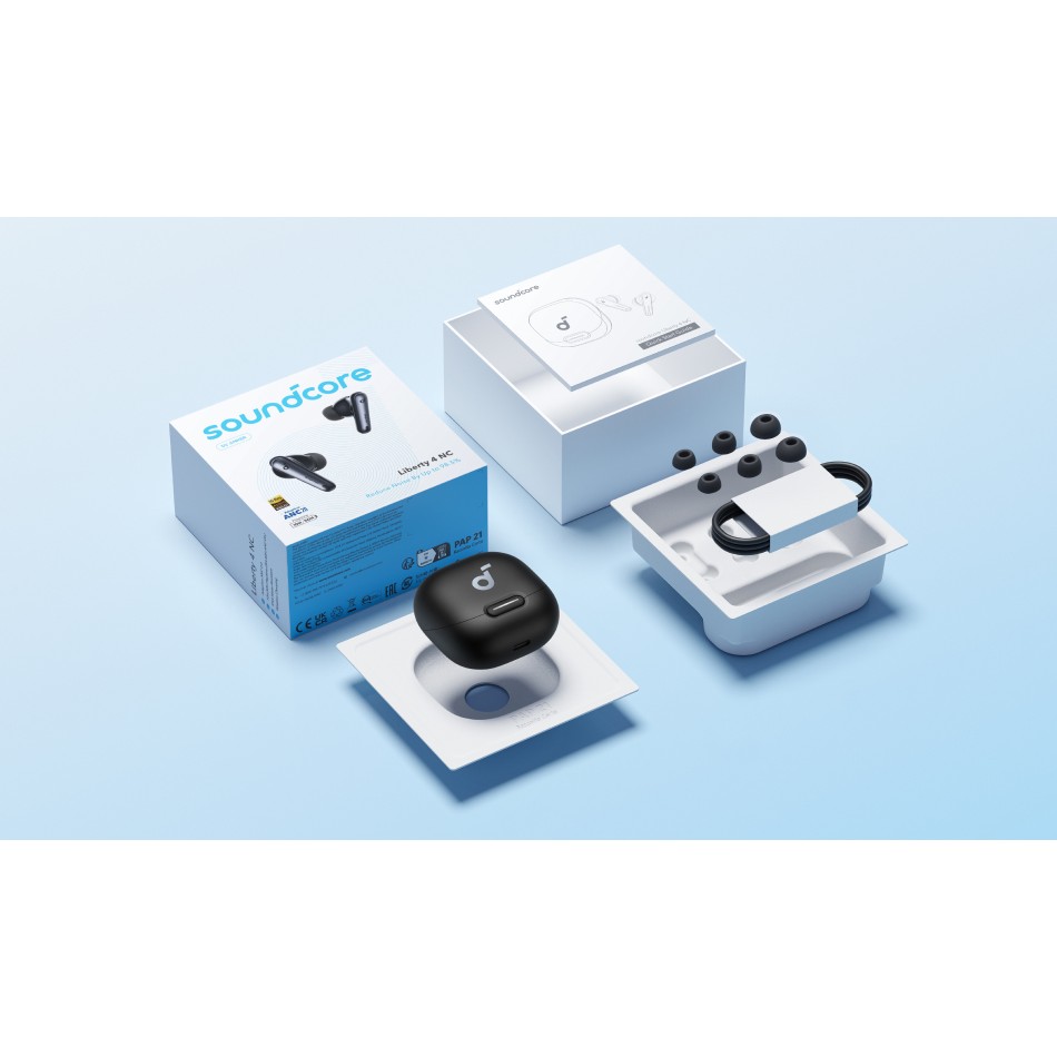 Anker Soundcore Liberty 4 NC True Wireless Earbuds black In-Ear