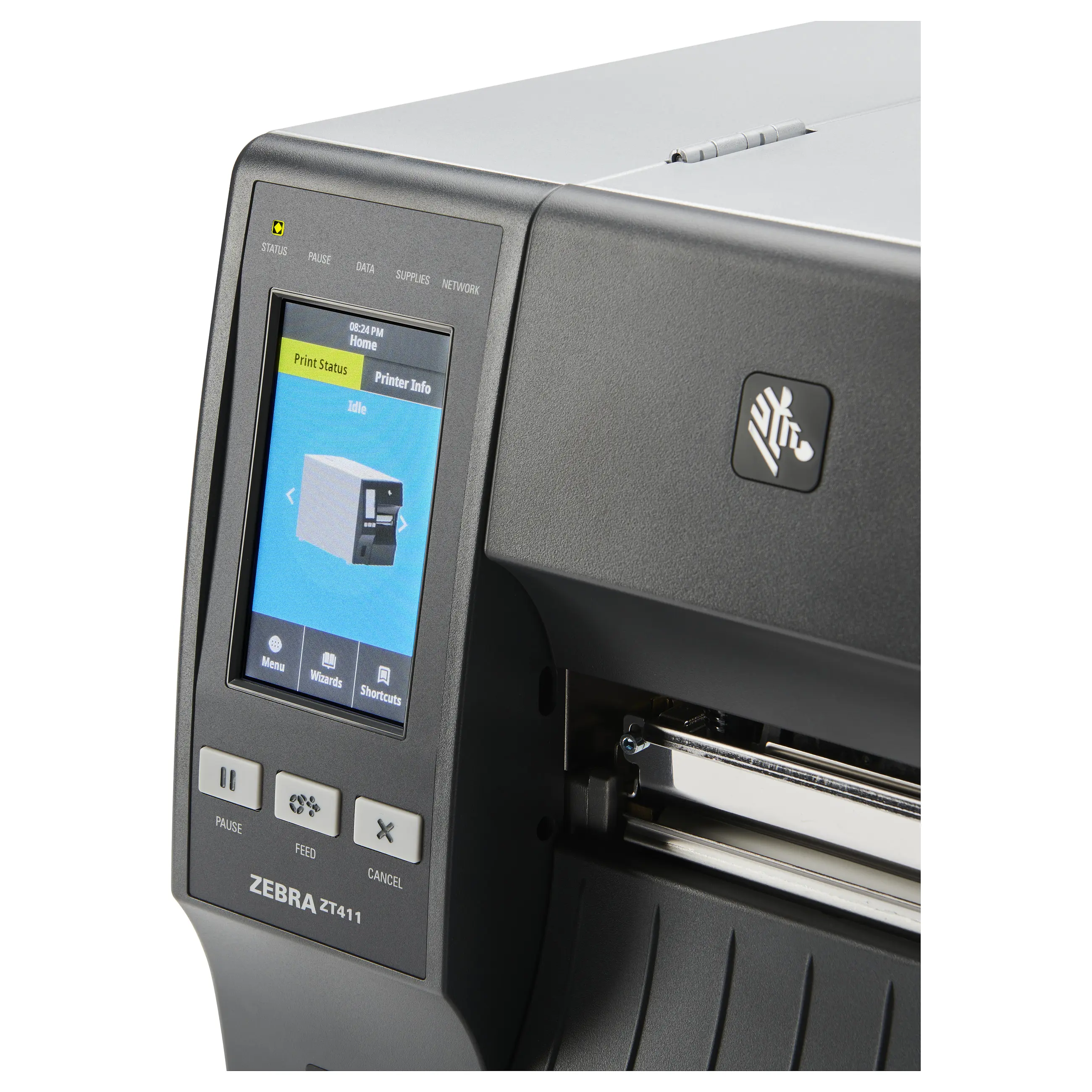 Zebra Etikettendrucker ZT411 USB 2 0 RS 232 LAN Bluetooth 4 1 104mm 203dpi Drucker & Scanner