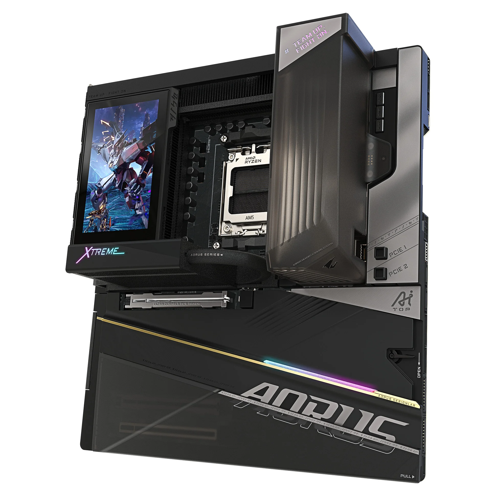 GIGABYTE X870E AORUS XTREME X3D AI TOP Mainboard   Unterstuetzt AMD Ryzen 9000 Serie CPUs  24 2 2 Phasen VRM  bis zu 9000MHz DDR5  O C    2xPCIe 5 0 M 2   3xPCIe 4 0 M 2  Wi Fi 7  10GbE LAN  USB 4 PC-Komponenten