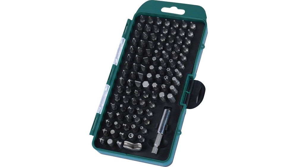 BRUeDER MANNESMANN Bitsatz 100 tlg  Bohrer- & Schrauberzubehoer