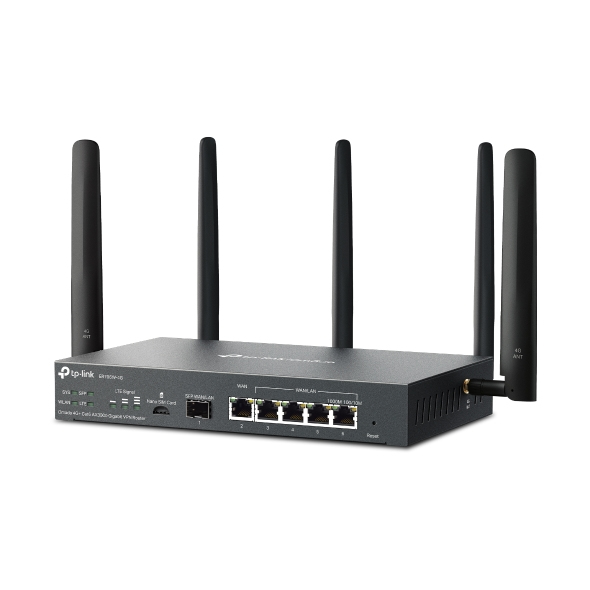 TP Link Omada ER706W 4G WLAN Router Gigabit Ethernet Dual Band  2 4 GHz 5 GHz  Schwarz Router Netzwerk