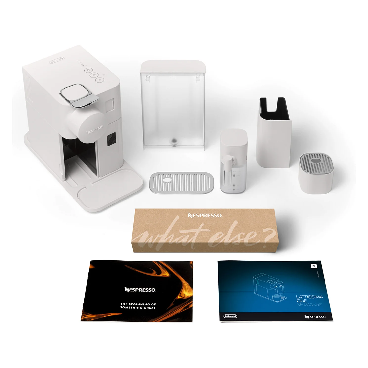 De Longhi Kaffeemaschine Nespresso Lattissima One EN510 W  weiss  Kuechenkleingeraete
