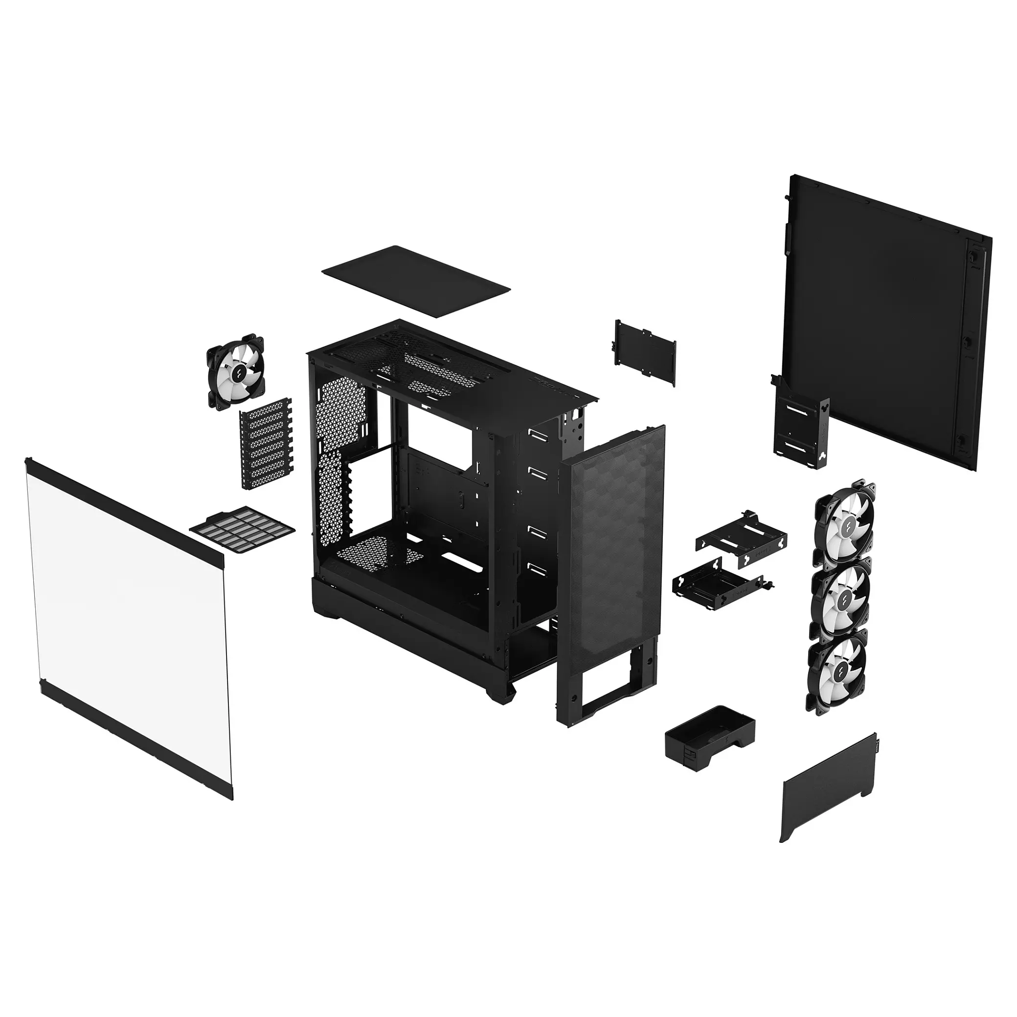 Fractal Design Midi Pop XL Air RGB Black Window PC-Zubehoer