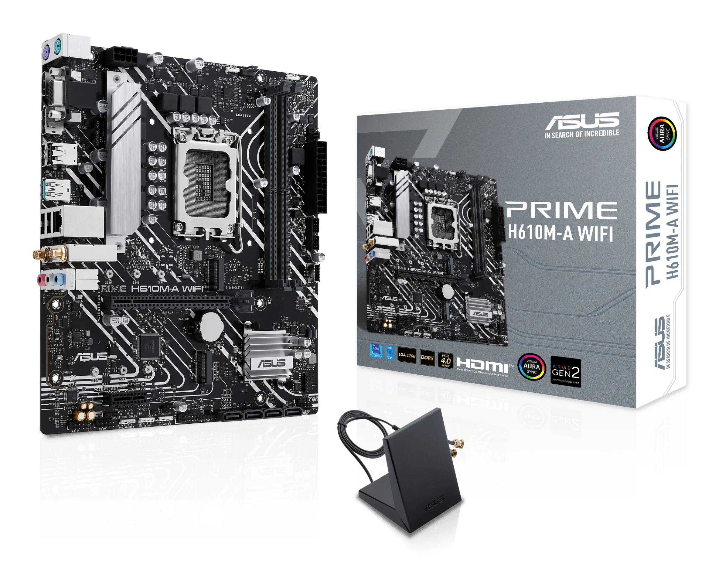 ASUS PRIME H610M A WIFI Intel H610 LGA 1700 micro ATX PC-Zubehoer