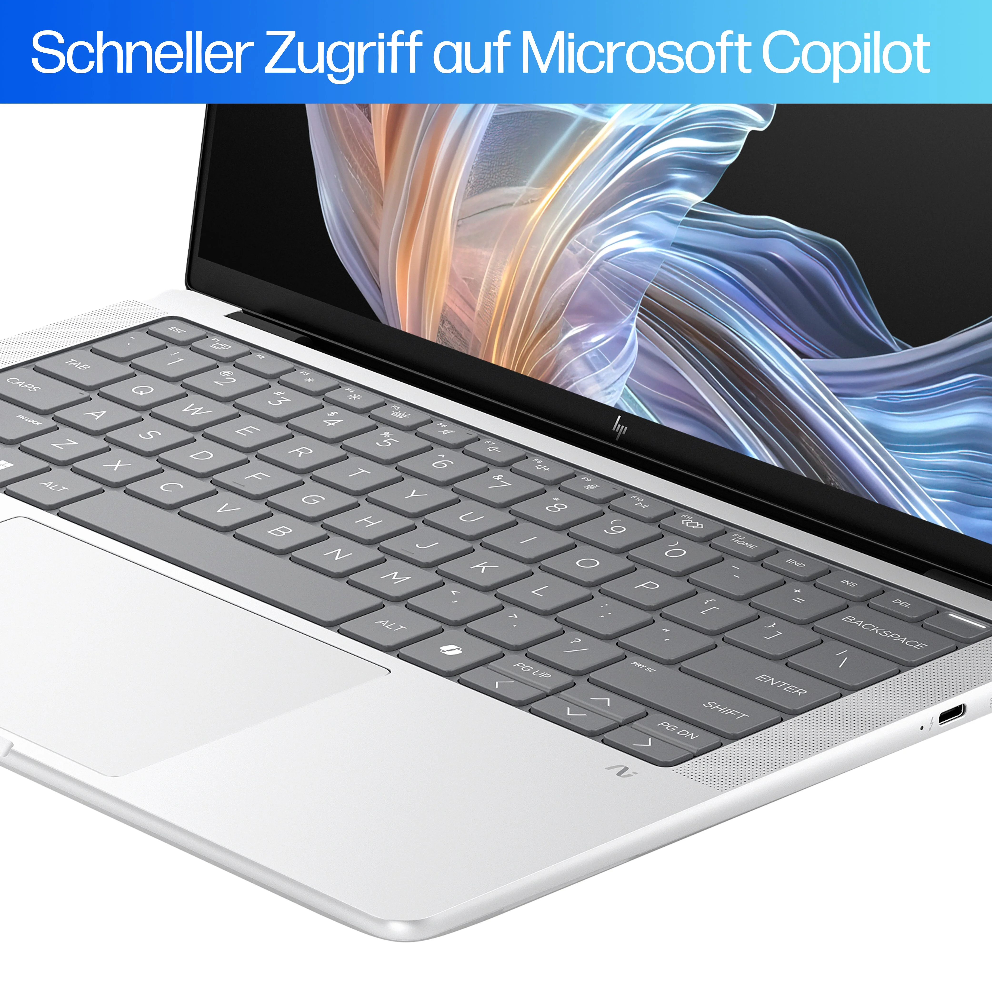 HP EliteBook X G1a Next Gen AI PC Wolf Pro Security Edition Copilot  PC AMD Ryzen AI 9 HX 375 Laptop 35 6 cm  14   Touchscreen 2 8K 64 GB LPDDR5x SDRAM 2 TB SSD Wi Fi 7  802 11be  Windows 11 Pro Silber Notebooks & E-Book Reader