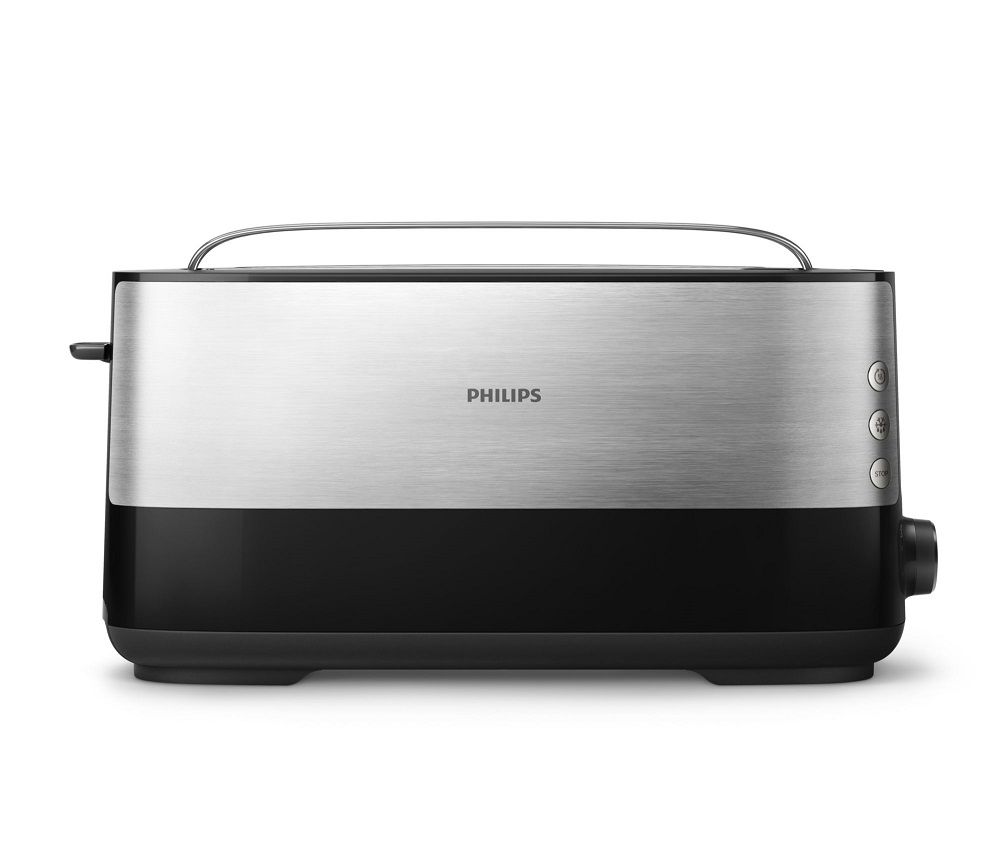 Philips Viva Collection HD2692 90 Toaster   lange Toastkammer  Metall Kuechenkleingeraete