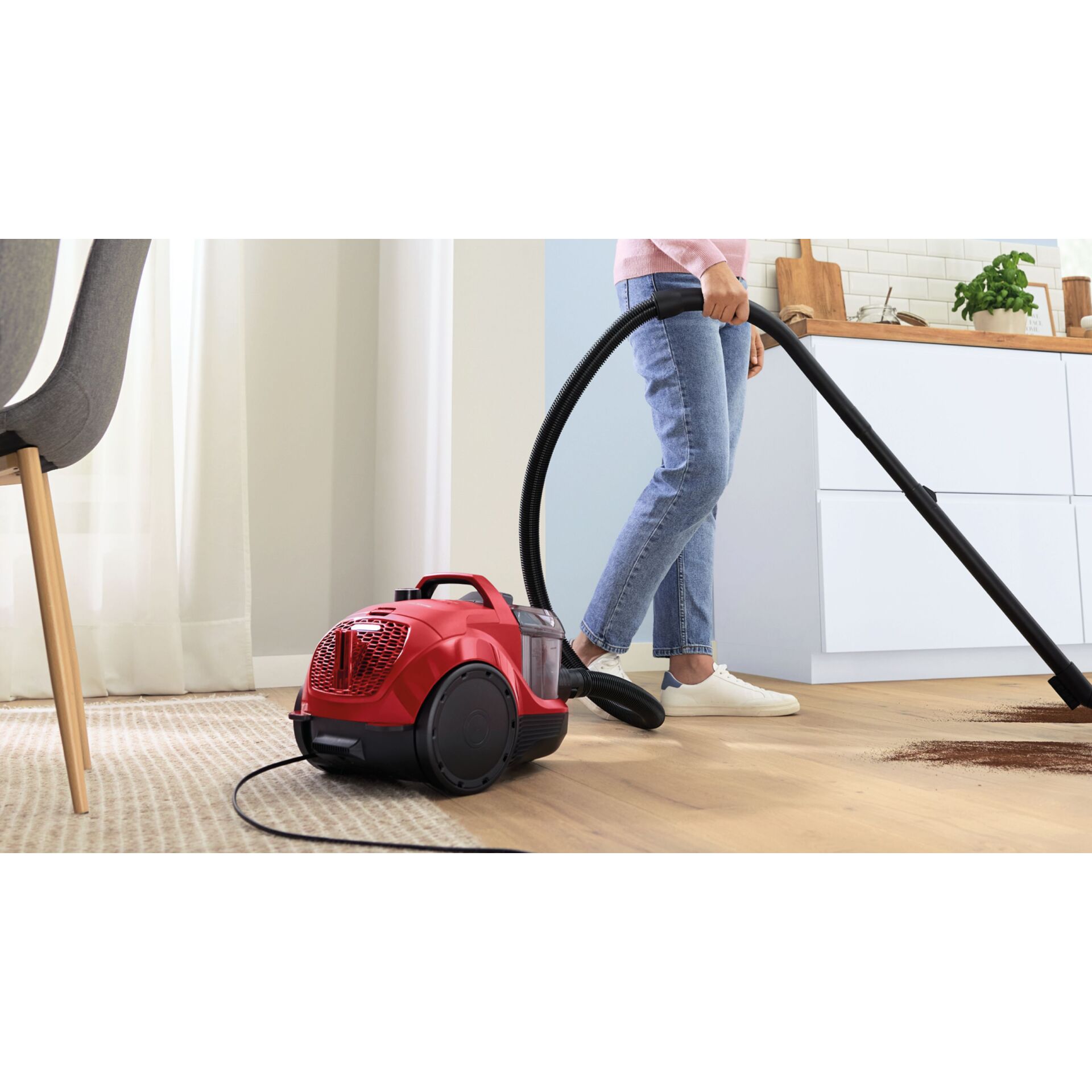 Bosch BGS21CAR Staubsauger 2 l Trommel Vakuum Trocken 750 W Beutellos Staubsauger & Reiniger