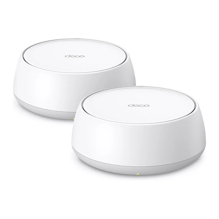 TP Link DECO BE25 3 PACK  Mesh WLAN System Dual Band  2 4 GHz 5 GHz  Wi Fi 7  802 11be  Weiss 2 Intern Router