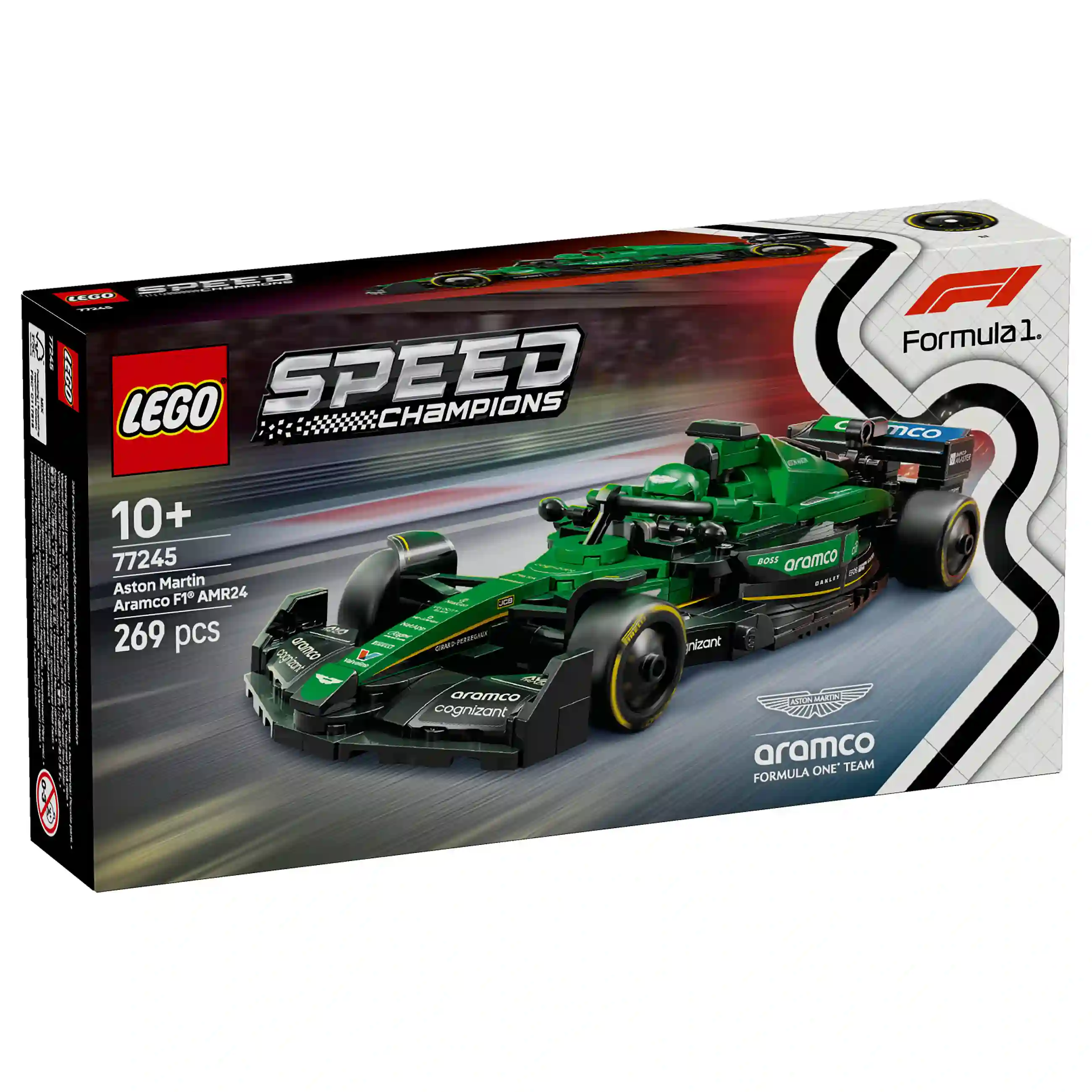 LEGO Speed Champions Aston Martin Aramco F1 AMR24 Rennauto 77245 Spielwaren