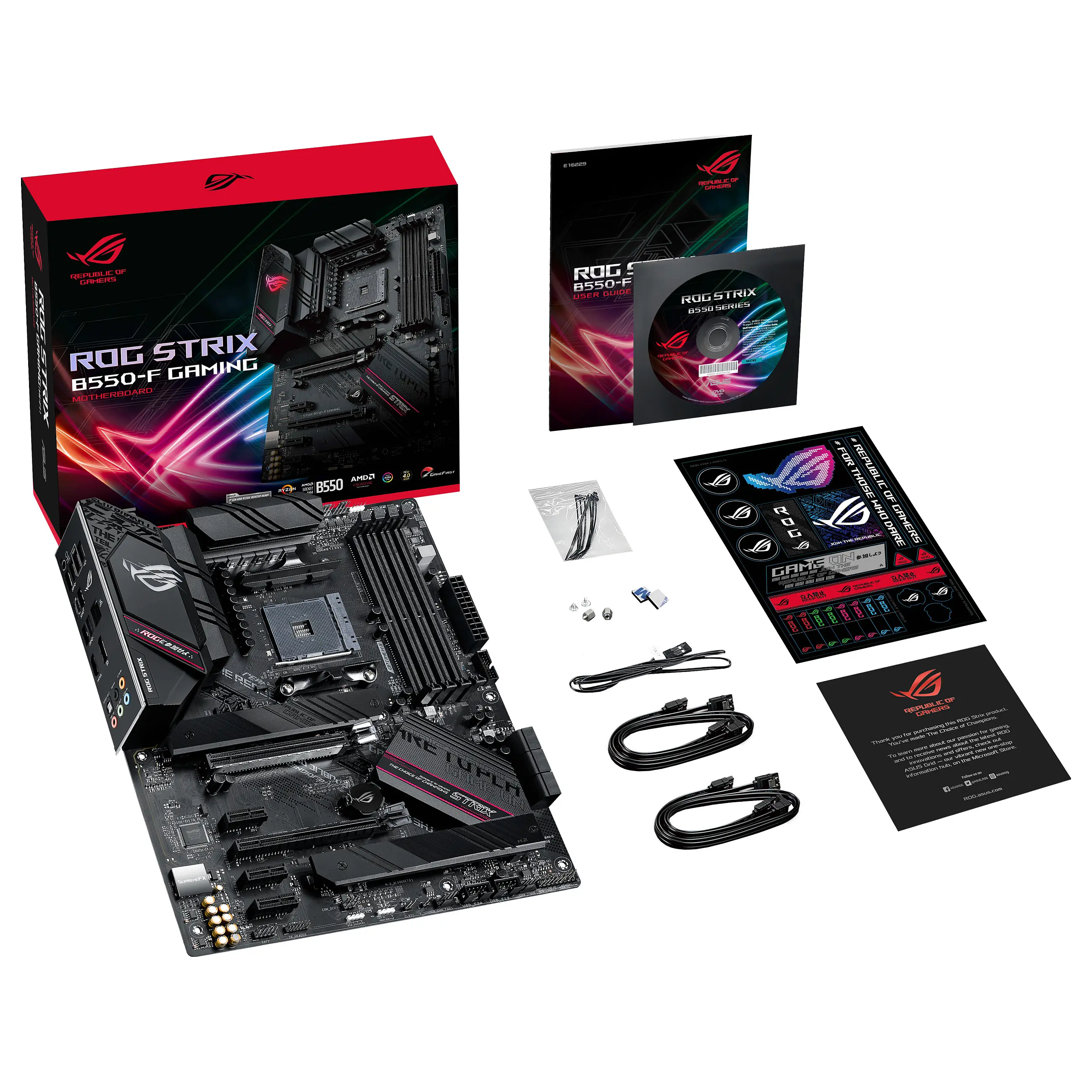 ASUS ROG STRIX B550 F GAMING AMD B550 Sockel AM4 ATX PC-Zubehoer