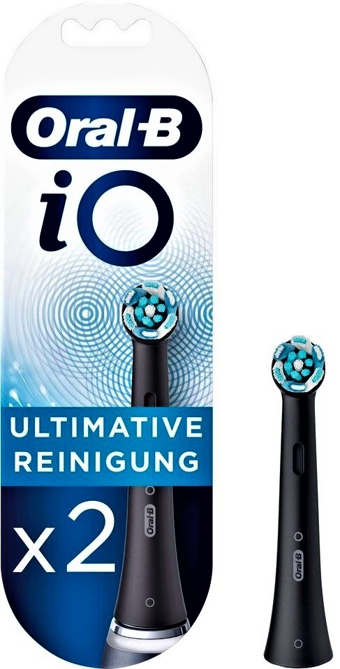 Oral B iO Aufsteckbuersten Ultimative Reinigung 2er BLACK Zahnpflege