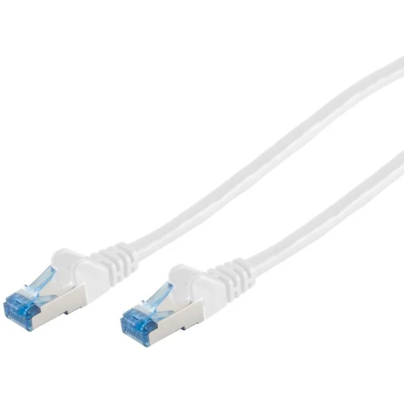 No Name Patchkabel CAT6a RJ45 S FTP PiMF 1m Weiss PC-Zubehoer
