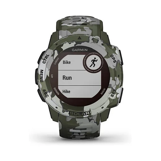 Garmin Instinct SOLAR   Camo Edition  Lichen Camo  Smartwatches & Fitnesstracker
