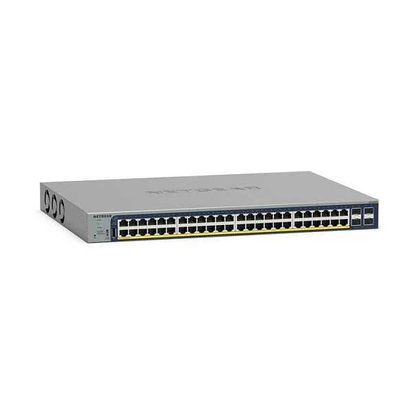 NETGEAR GS728TP Managed L2 L3 L4 Gigabit Ethernet  10 100 1000  Power over Ethernet  PoE  Grau Switches