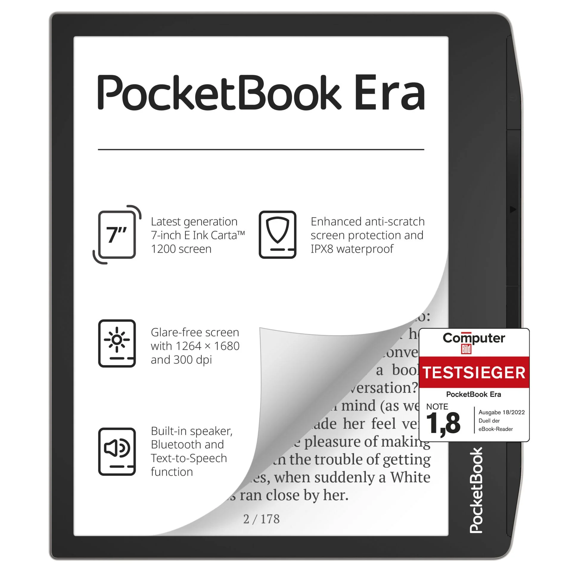 PocketBook Era Stardust Silver 16GB Notebooks & E-Book Reader E-Book Reader