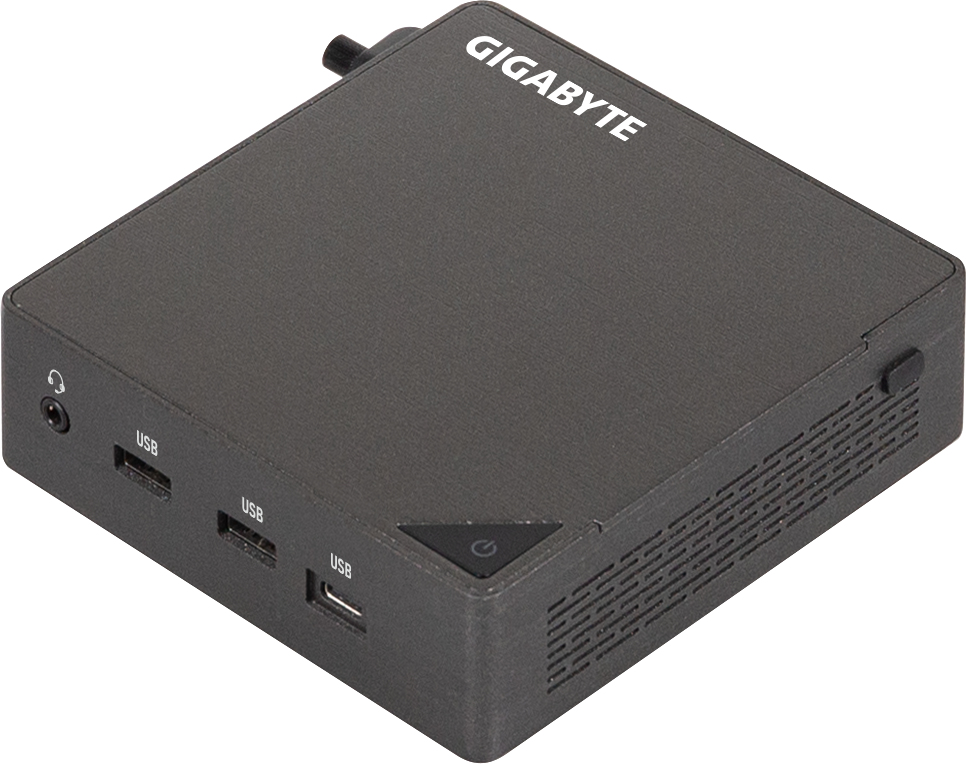 GIGABYTE BRIX Core Ultra 7 255H 2xDDR5 SO DIMM 2HDMI 2USBC 0 46L Groesse PC PC-Zubehoer