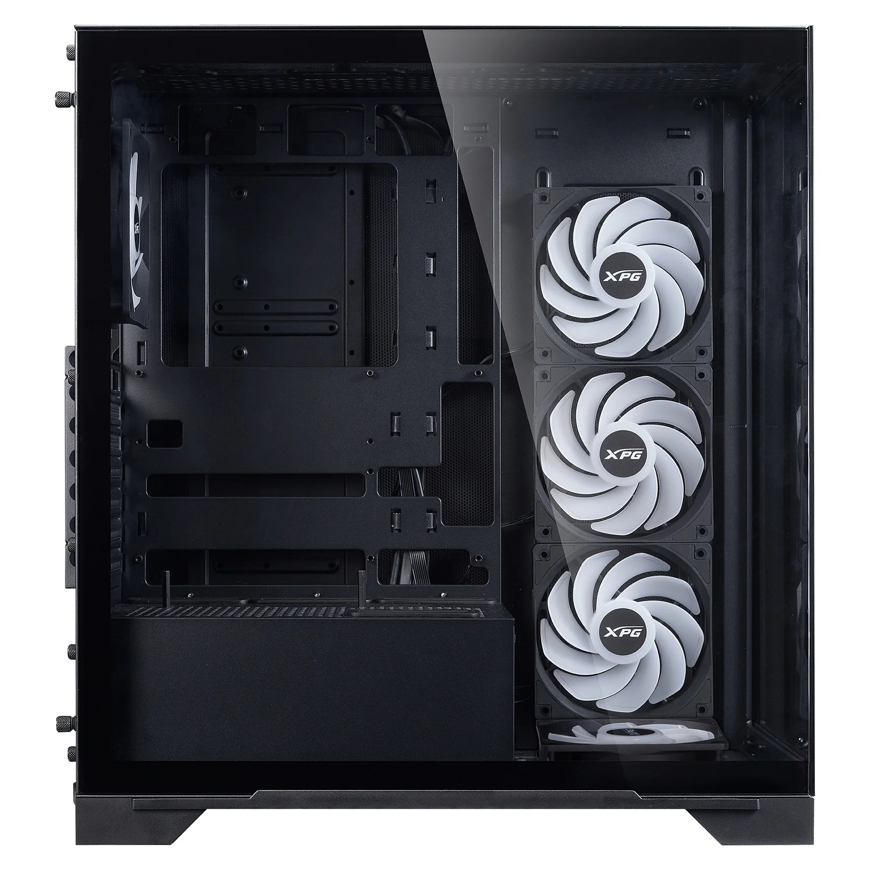 XPG INVADER X BTF MID TOWER GEHAeUSE Schwarz PC-Komponenten